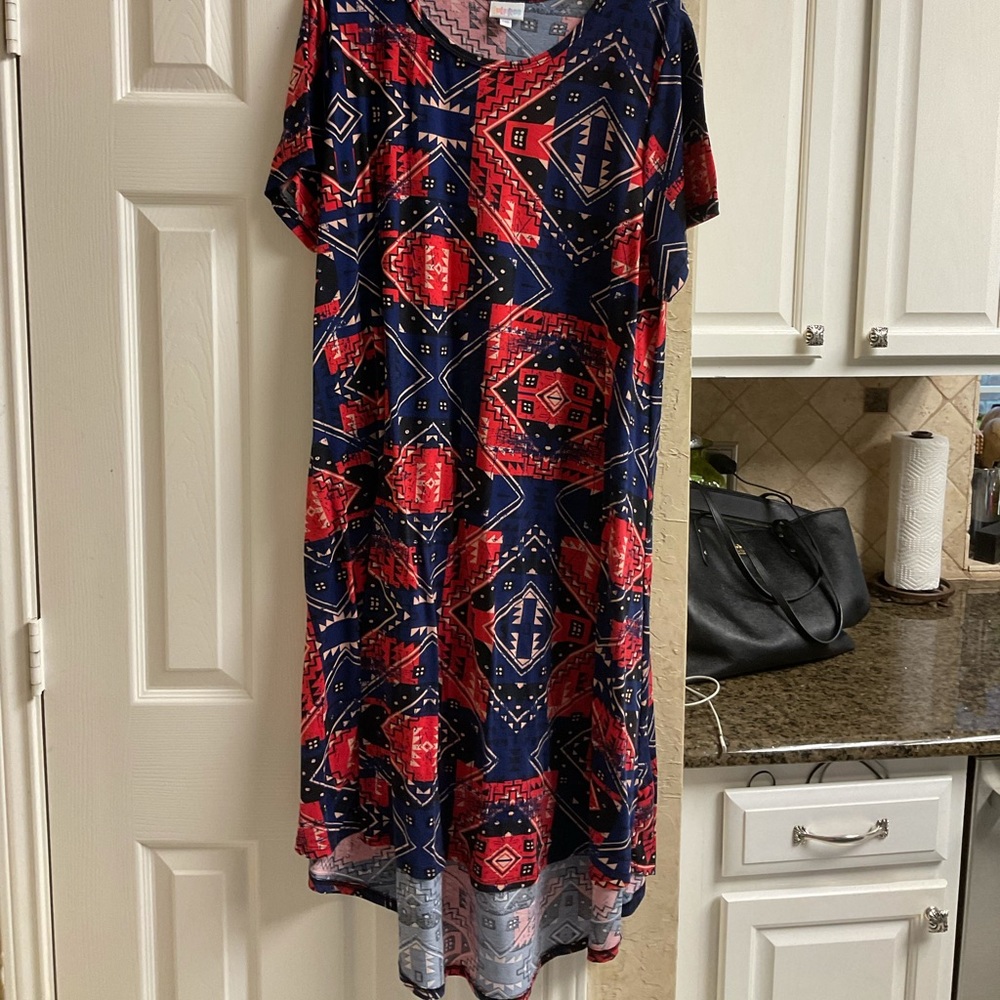 VGUC Lularoe high low dress